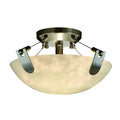 Brushed Nickel Semi Flush Mount R927437
