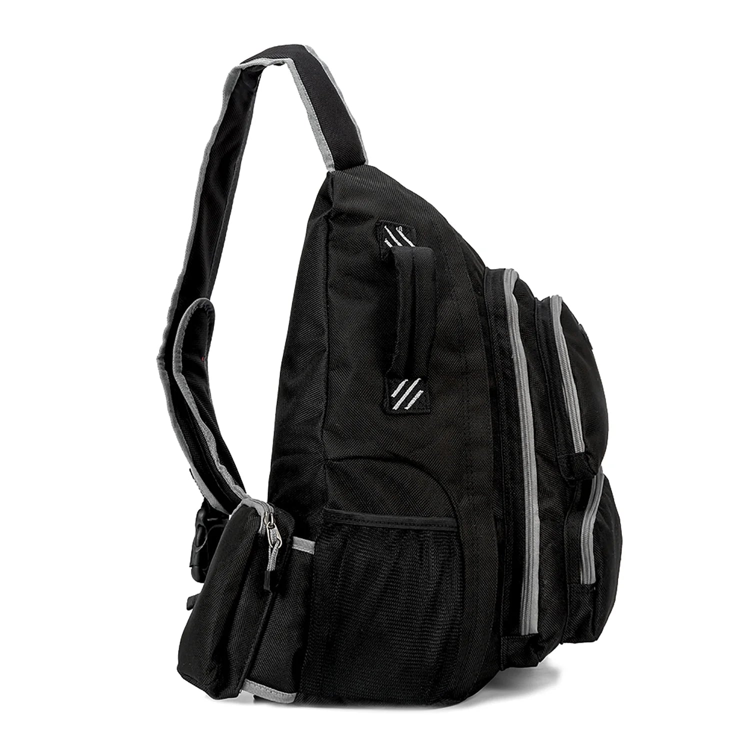 Black Polyester Sling Backpack L33011