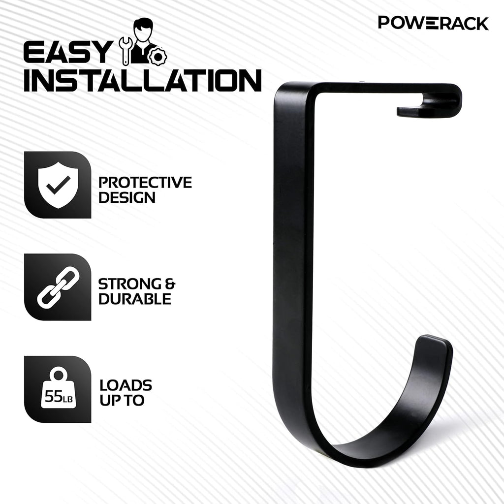 Overhead Garage Shelving Storage Rack, Adjustable 3’ x 6’, Heavy Duty Mounted Storage Shelves with 4 Flat Hooks H512798