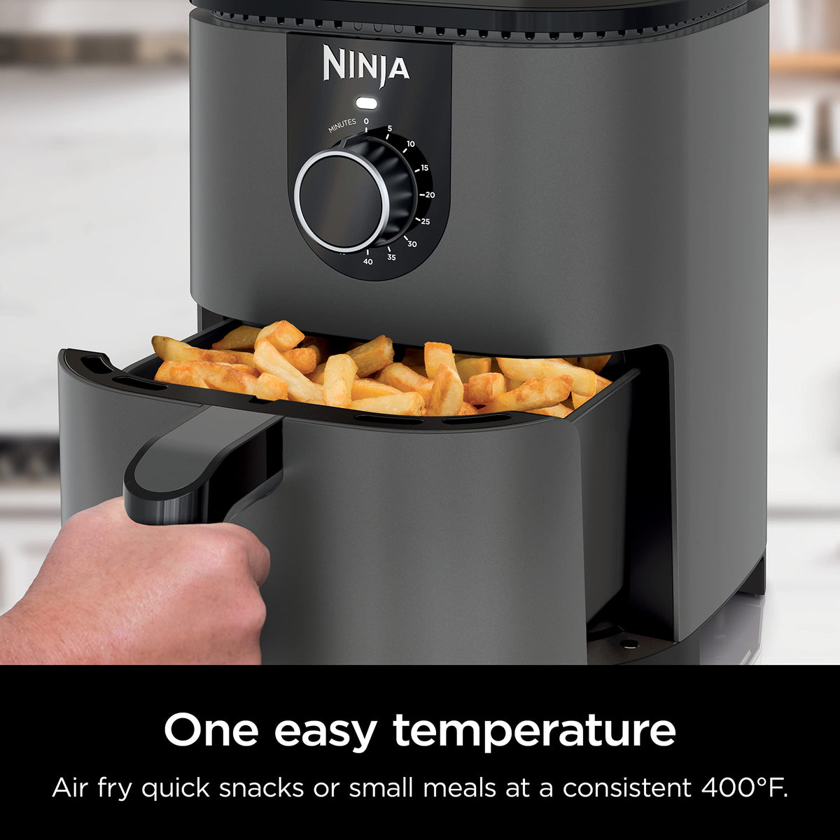 Mini Air Fryer, 2 Quarts, Nonstick, Grey M1088