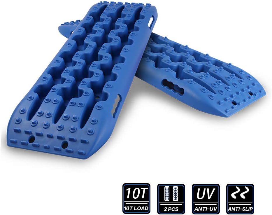 Black Slim 4WD Traction Tracks Mat Pack of 2 L172