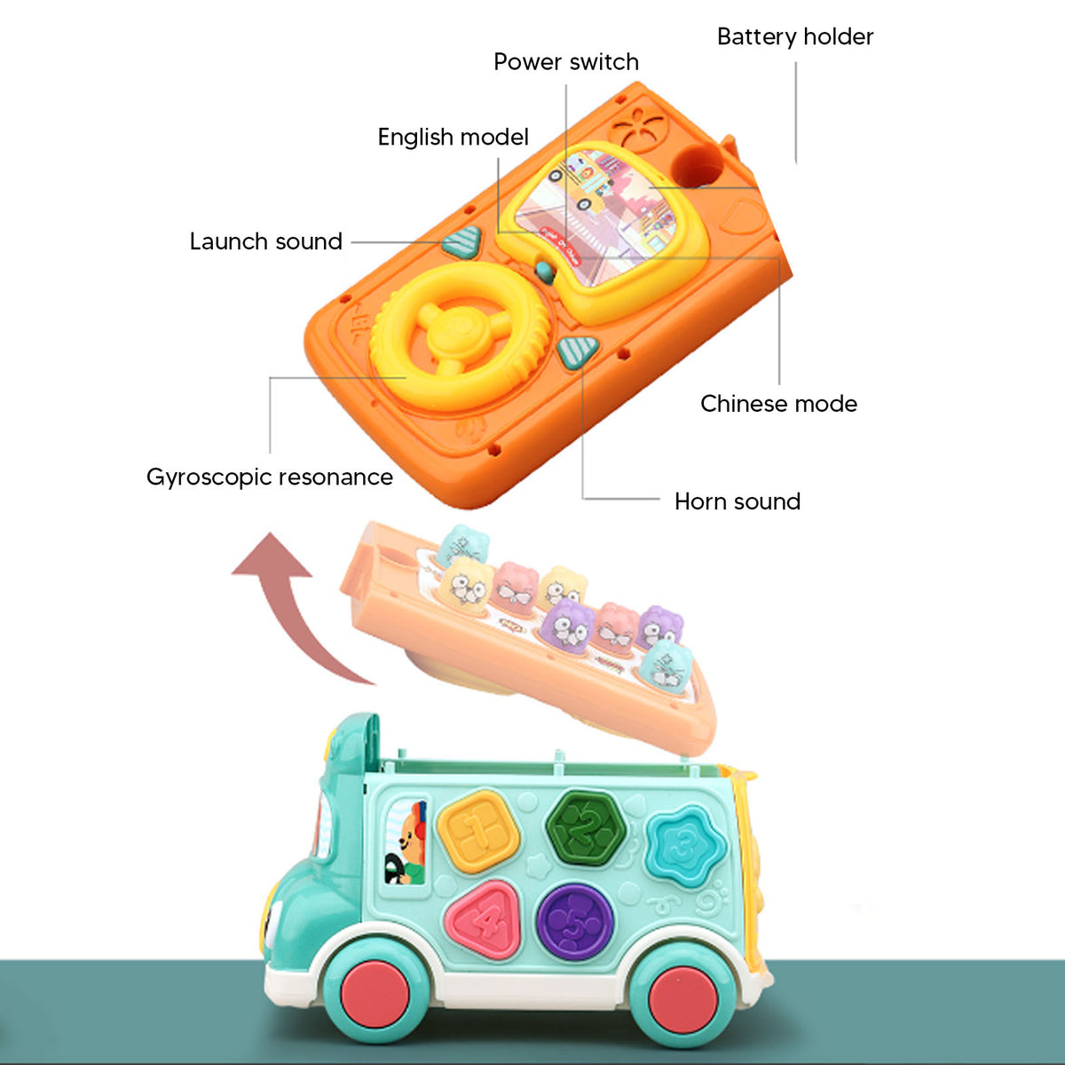 Multifunctional Educational Hammering Toy B6469