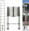 Stainless Steel 11 Step Telescopic Extension Ladder F47788
