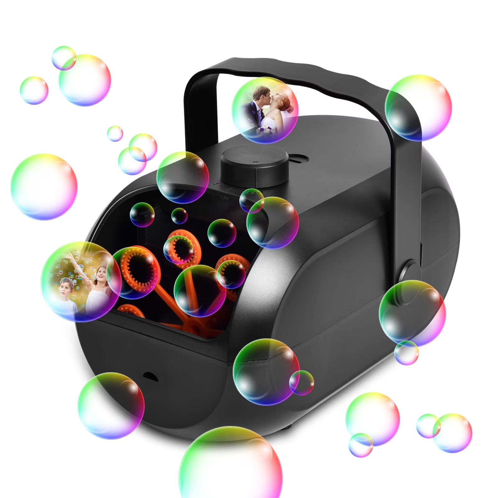 Portable Rechargeable Bubble Machine W56587