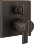 Venetian Bronze Monitor 17 Series Valve Trim with 3-Setting Integrated Diverter F820