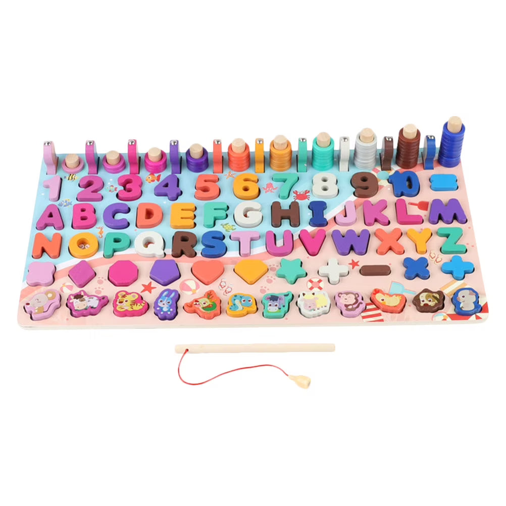 Wooden Magnetic Fishing Toy Game U5653