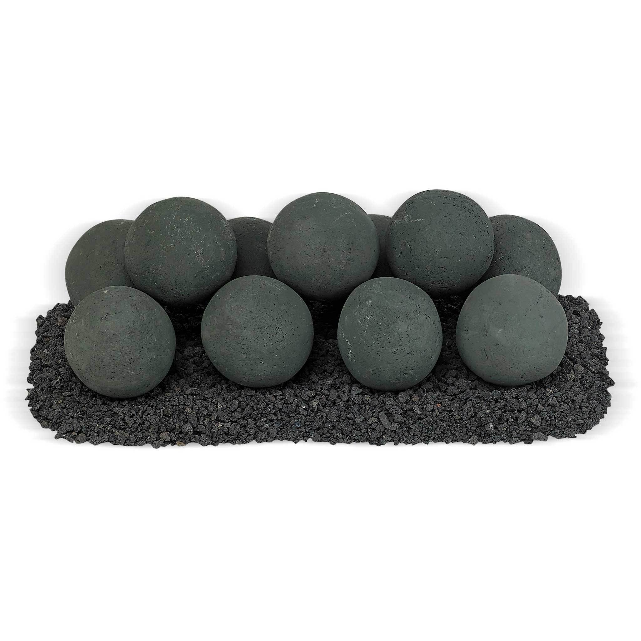 24 x 8 in. Cape Gray Lite Stone Ball Uniform Set F447106