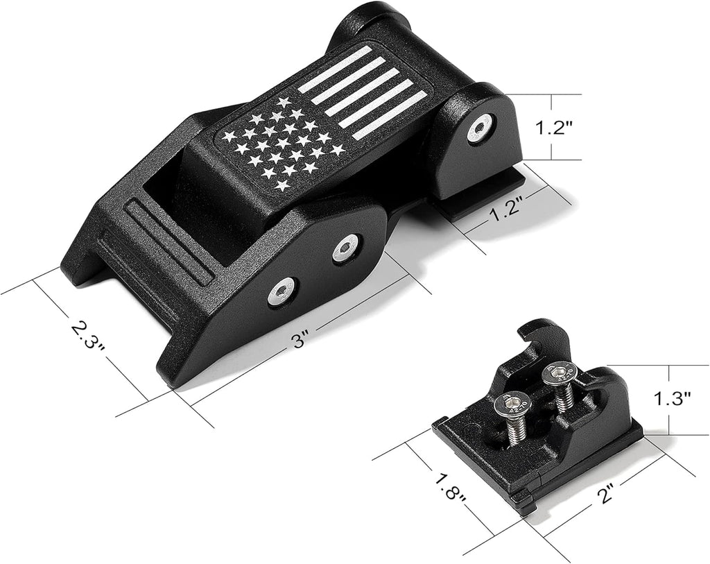 Hood Latches Aluminum Hood Catch (1 Pair) K984