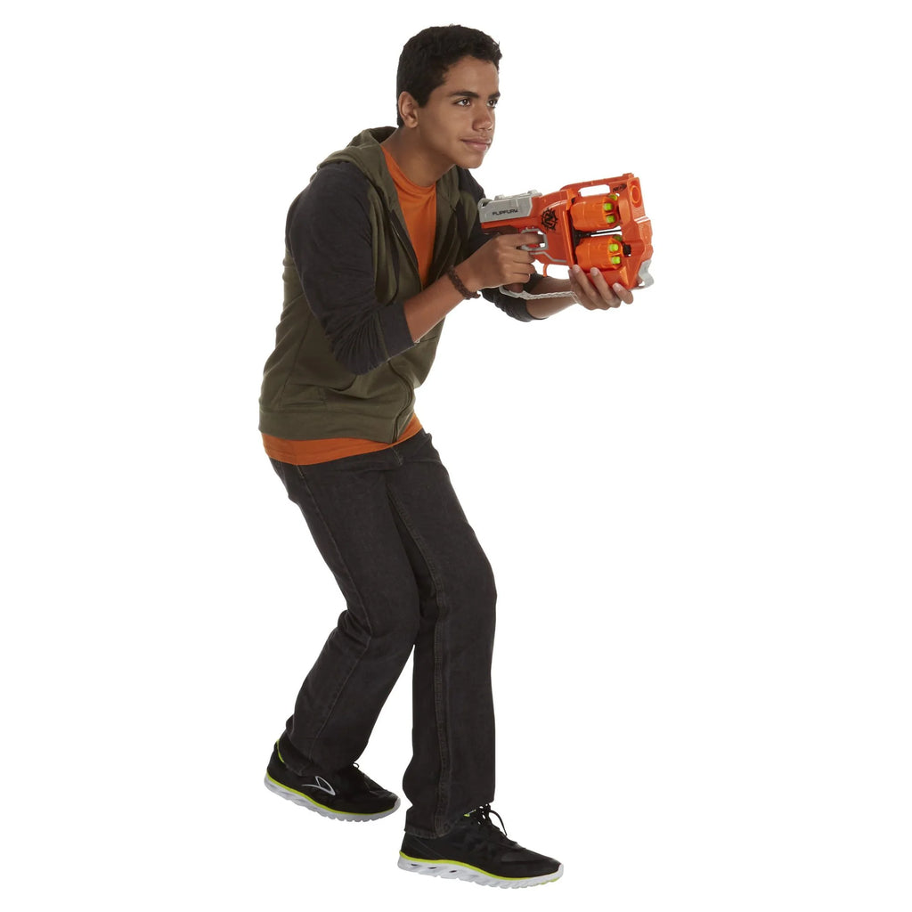 Nerf Zombie Strike Toy Blaster with 2 Flipping Drums and 12 Elite Darts Q45179