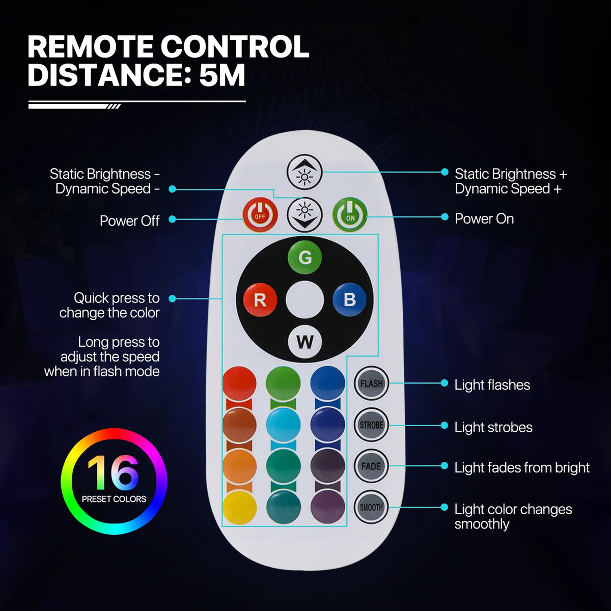 Barrel Shaped LED Bar Stool with Remote Control Z812415