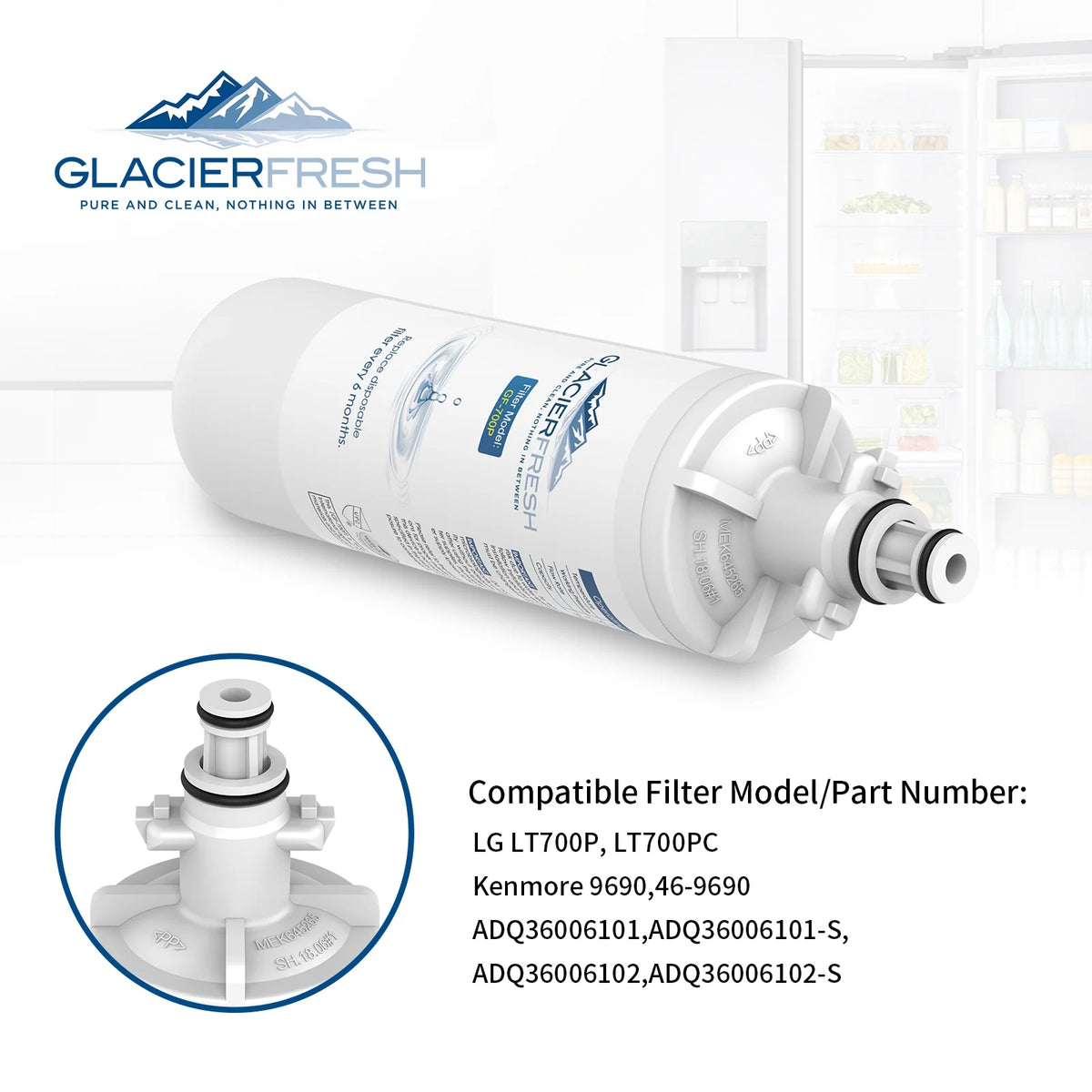3 Packs Refrigerator Water Filter and Air Filters Y88363