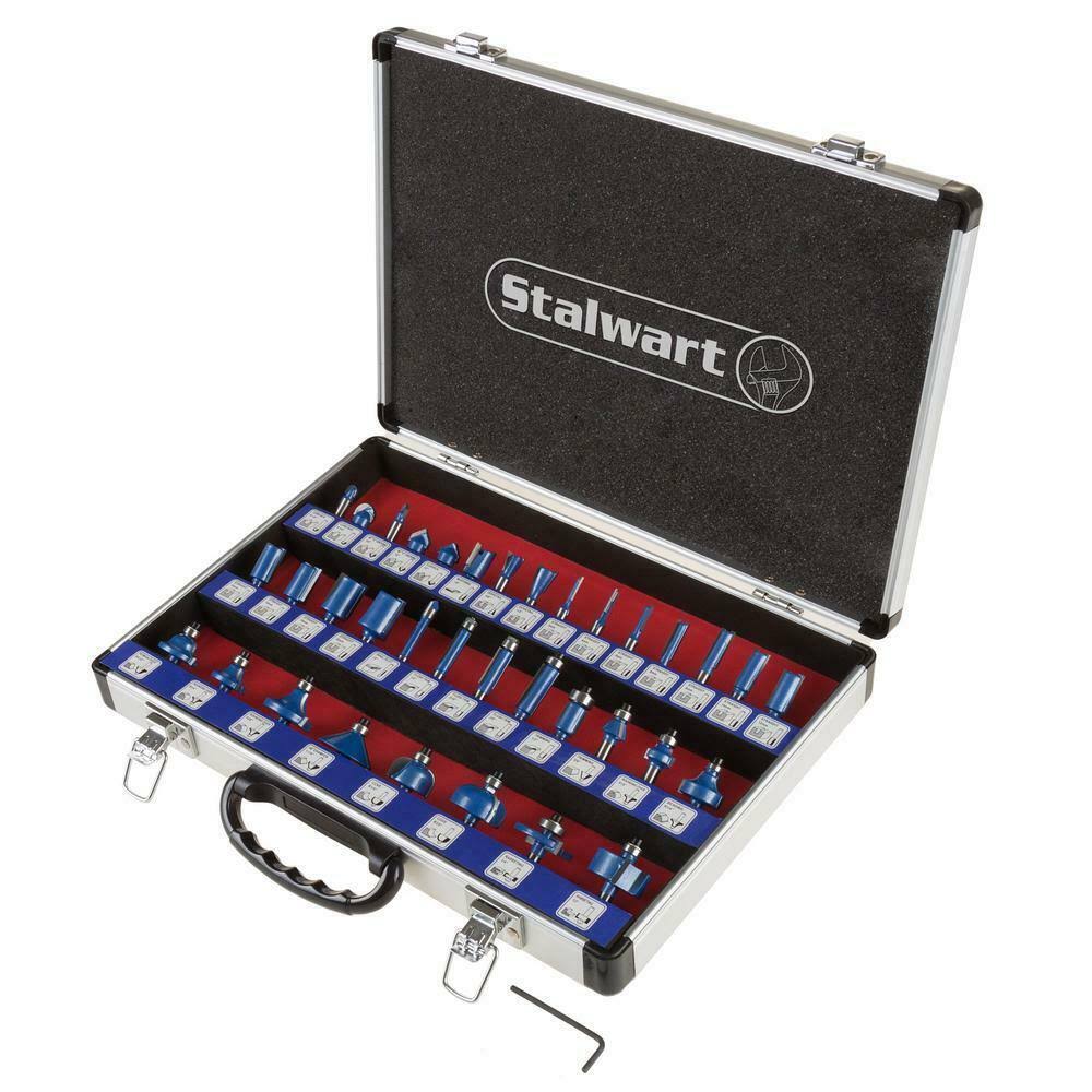 35-Piece Carbide Tipped Router Bit Set S97757