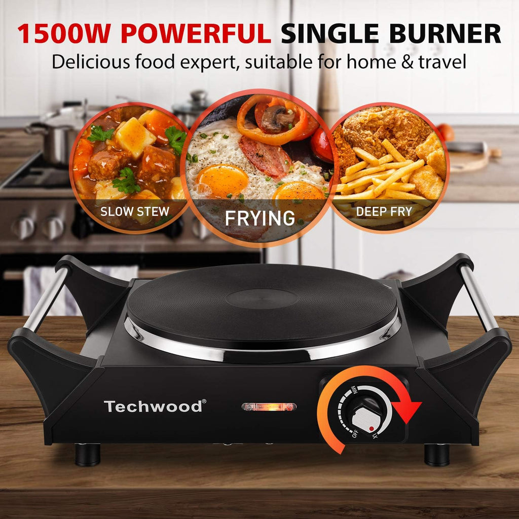 1200W Infrared Ceramic Single Burner Portable Electric Stove J196004