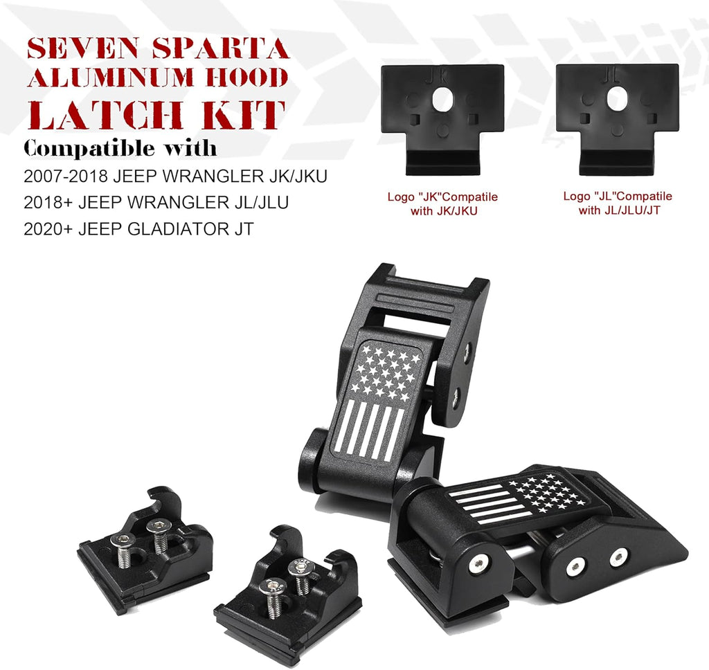 Hood Latches Aluminum Hood Catch (1 Pair) K984