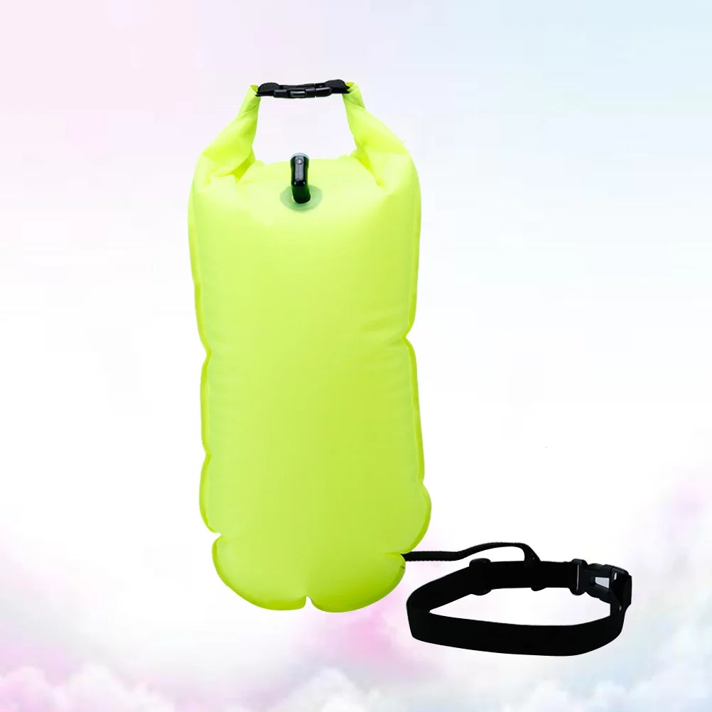 Yellow Ultralight Open Water Swim Safety Float Bag P7371