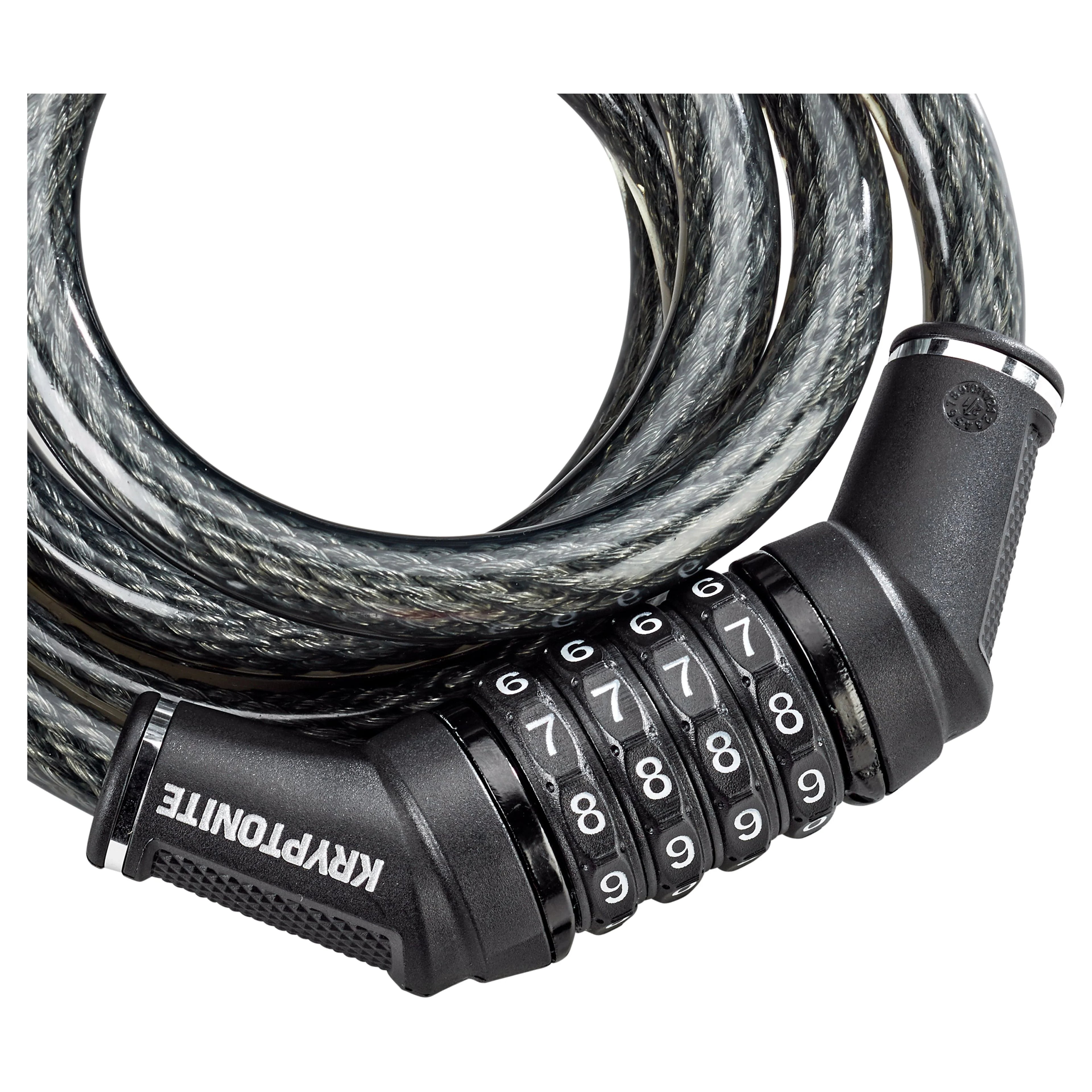 (2 pack) Resettable 12mm Combo Cable Bicycle Lock M755333