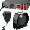 12V 200W 9 Tones Police Warning Emergency Siren PA System with Handheld Microphone F1036