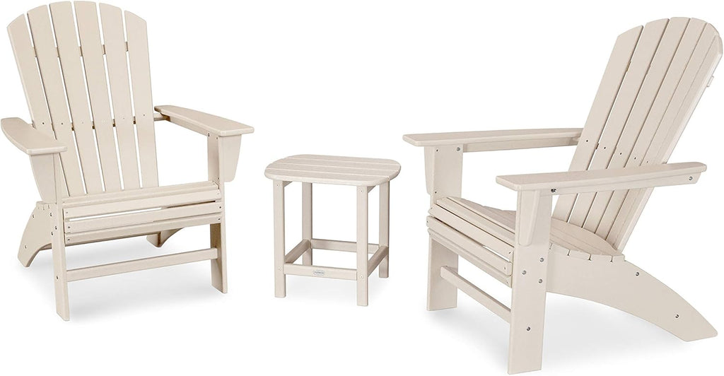 3-Piece Curveback Adirondack Chair Set with Side Table T5330
