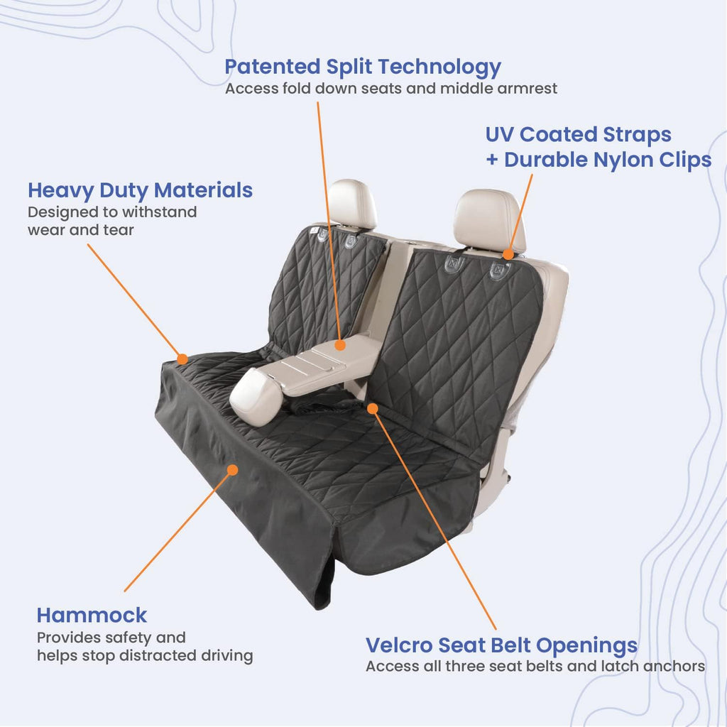 Dog Seat Cover with Hammock Q461