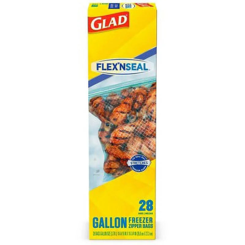 Zipper Freezer Storage Gallon Bags (Pack of 16) N964