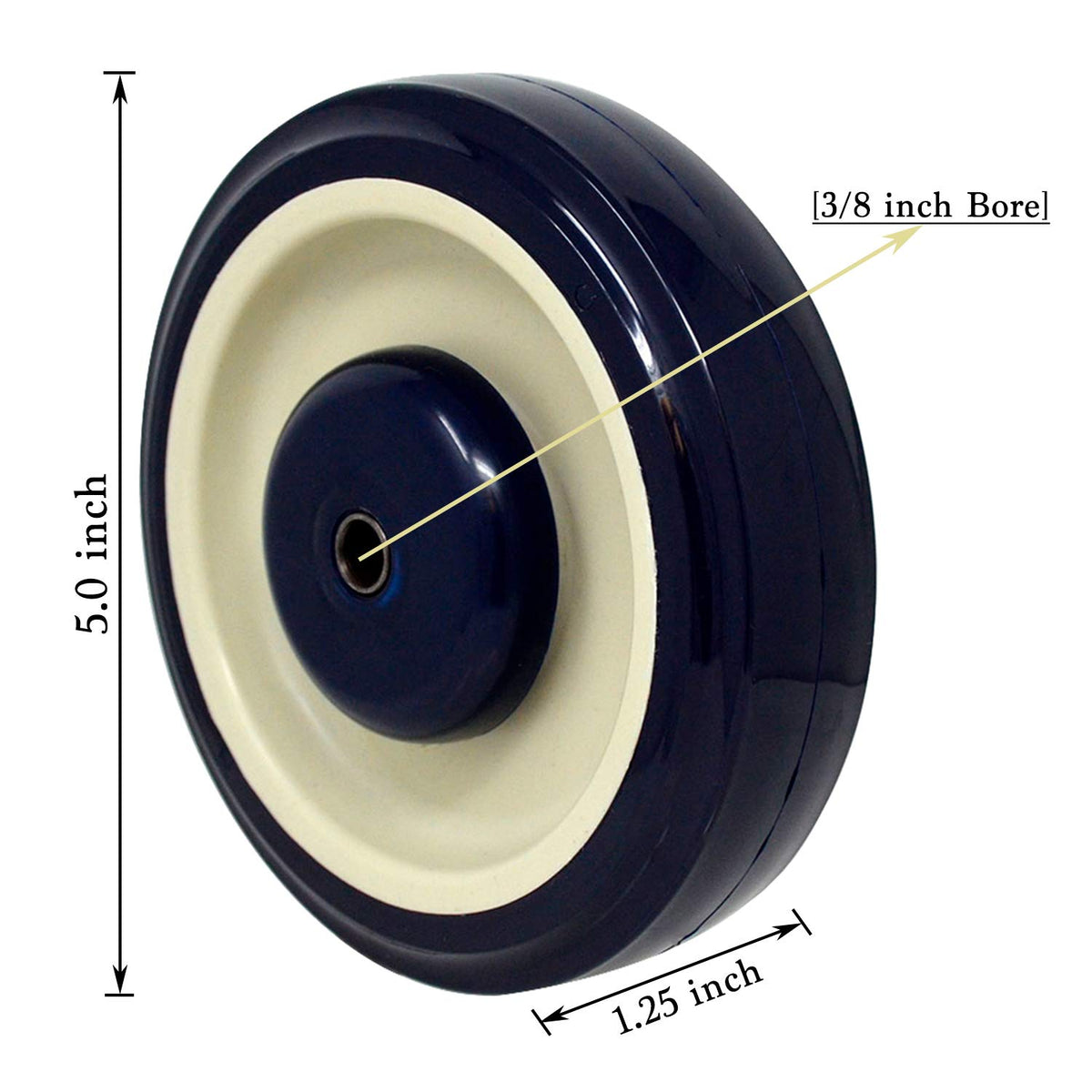 20-Pack Polyurethane Wheel with 3/8" Bore K263695