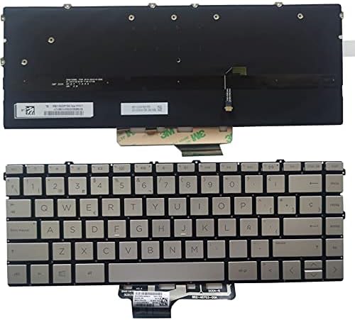 Spanish Black Backlit Keyboard for HP Spectre x360 13-AW Y200748