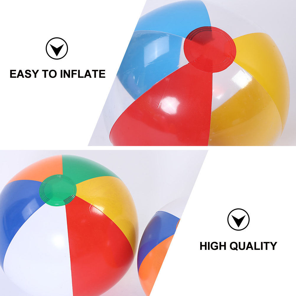 3Pcs Inflatable Beach Ball Pool Water Toy O29344