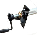 Dump Truck and Trailer Tarp Kit Manual Pull Hand Crank Octagon Axle with Mesh Tarp G6101