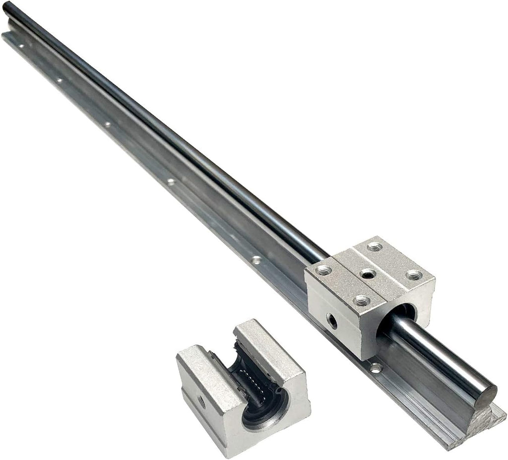 Linear Rail SBR12-1000mm 2Set Slider Guide with 4X SBR12UU Bearing Block M31361
