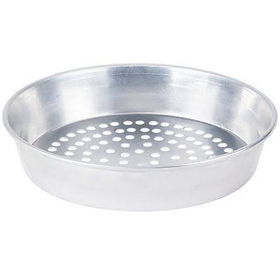 14" x 2" Super Perforated Aluminum Pizza Pan L34091