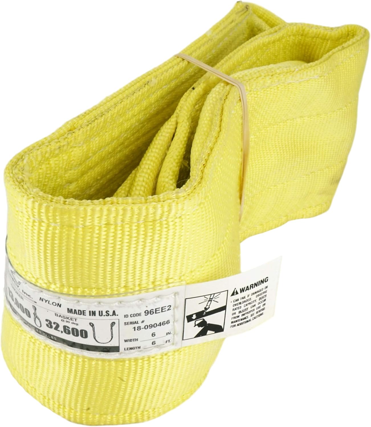 2 Ply Nylon Lifting Slings, Eye & Eye, 1 x 3', Pack of 2 C6569