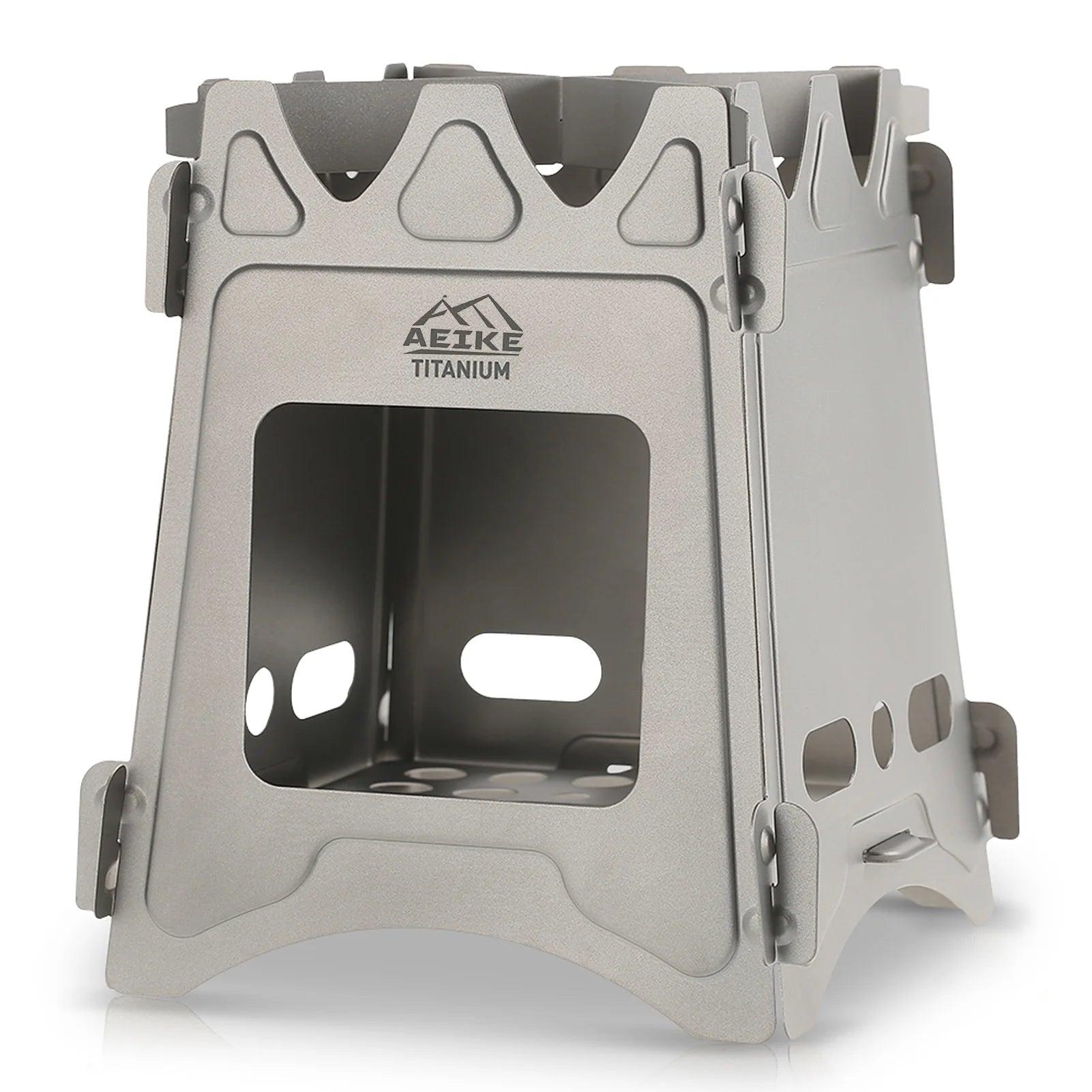 Titanium Wood Burning Backpacking Stove for Cooking V74083