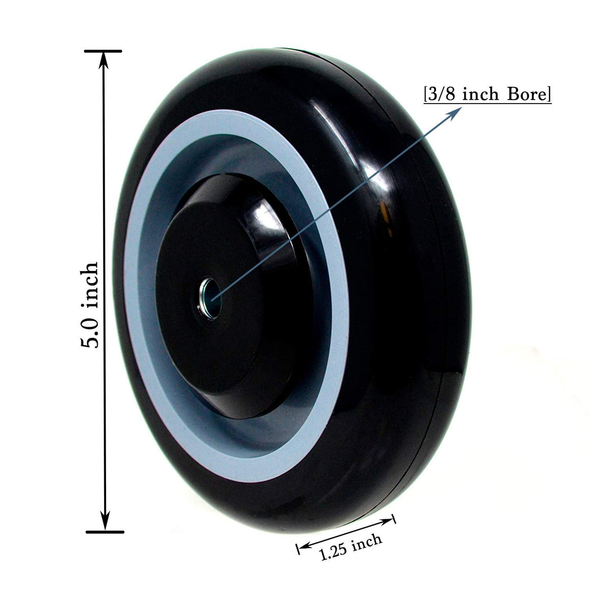 20-Pack Polyurethane Wheel with 3/8" Bore K263695