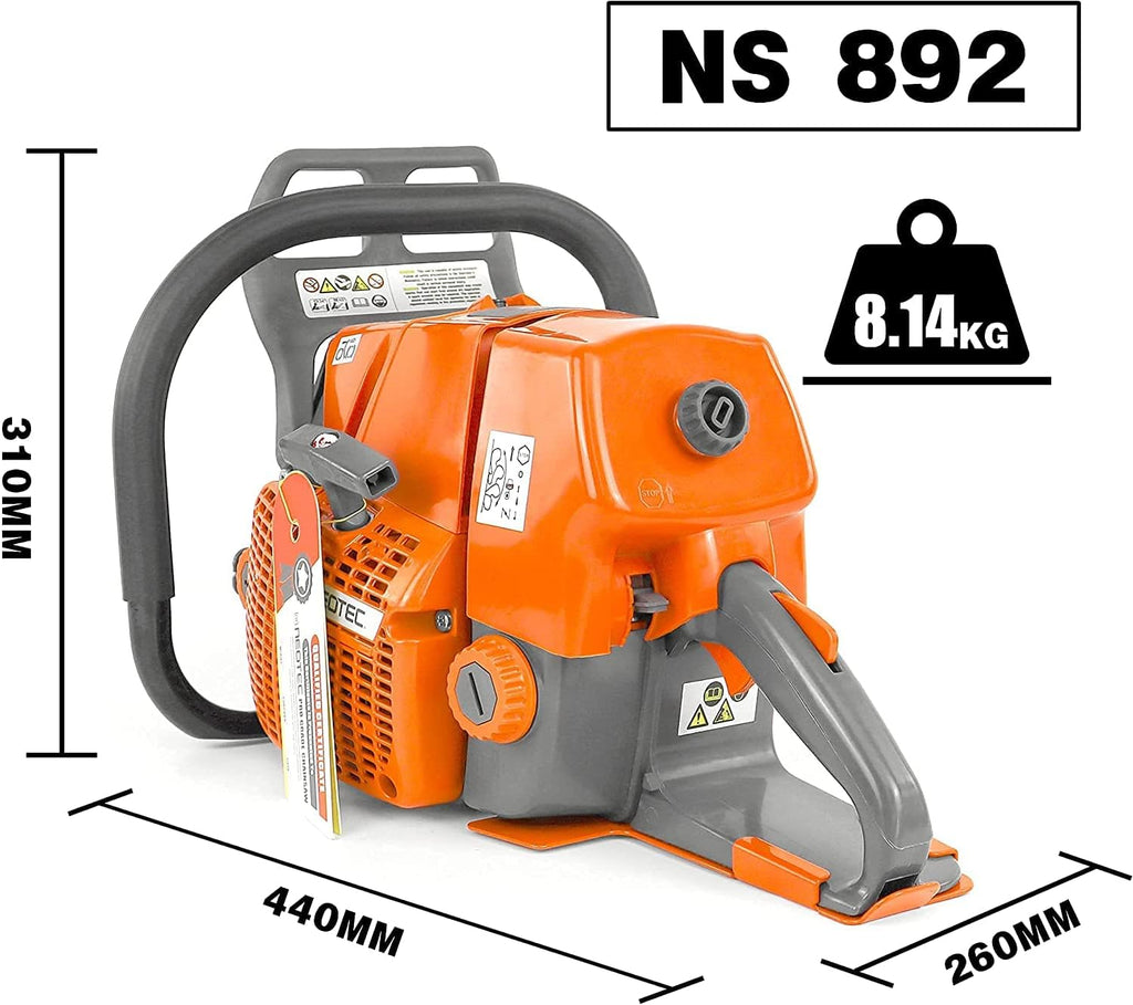 92cc 2-Cycle 5.2KW 6.4HP Gasoline Chain Saw Z914