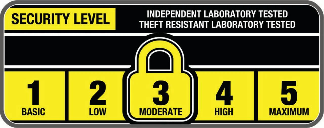 (2 pack) Resettable 12mm Combo Cable Bicycle Lock M755333