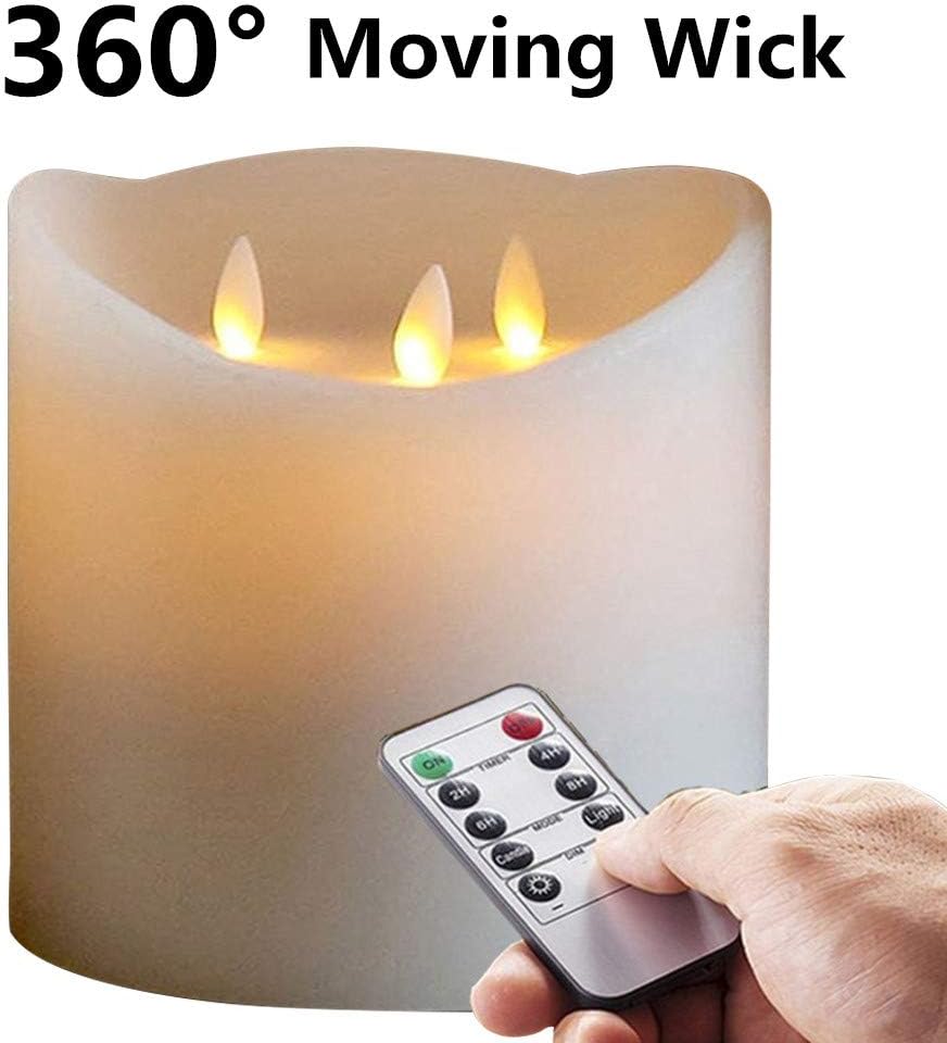 Ivory 3-Wicks Decorative Candle I827129