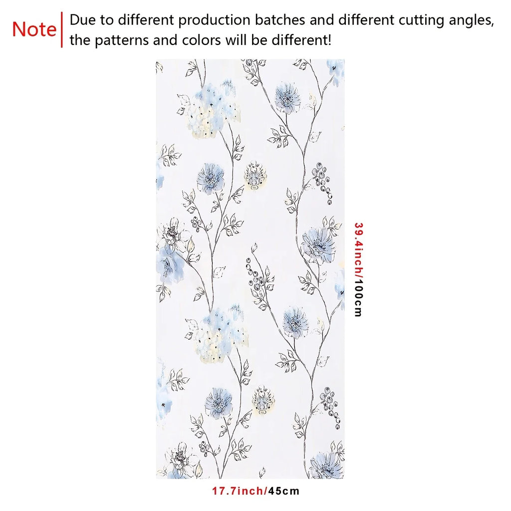 Green Plant Retro Leaf Flower Waterproof Peel And Stick Wallpaper Q19166