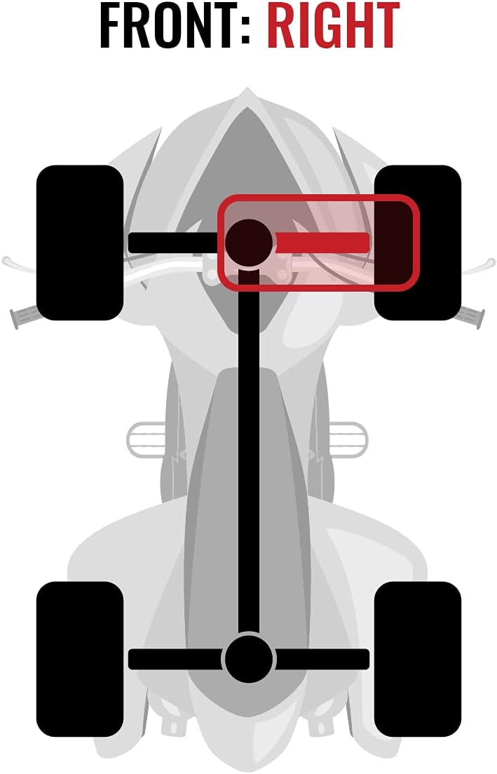 Front Right Axle for Can-Am Outlander 1000 4X4 I90868