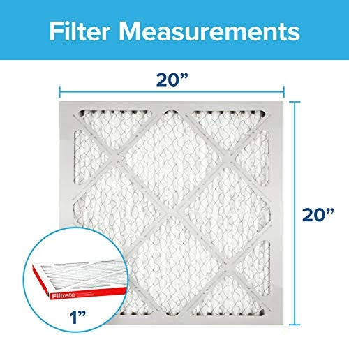 20x20x1 MPR 1000D Micro Allergen Air Filter, 6-Pack W618