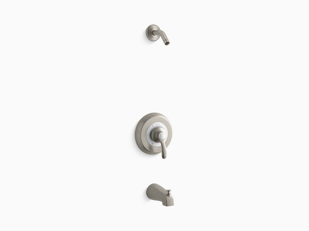 Bath and Shower Trim Set with NPT Spout, Vibrant Brushed Nickel Y117037