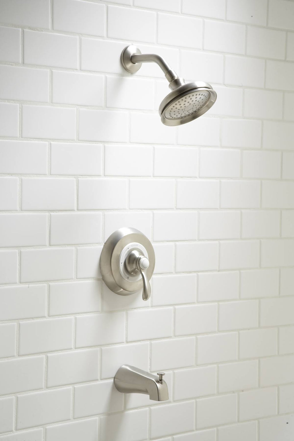 Bath and Shower Trim Set with NPT Spout, Vibrant Brushed Nickel Y117037