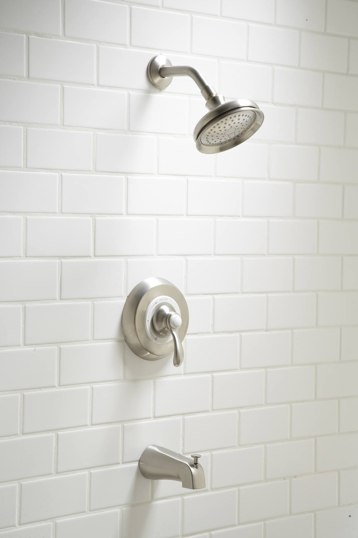 Bath and Shower Trim Set with NPT Spout, Vibrant Brushed Nickel Y117037