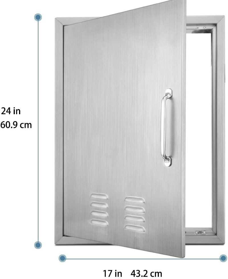 Stainless Steel Outdoor Kitchen Door 14''W X 20''H J938811