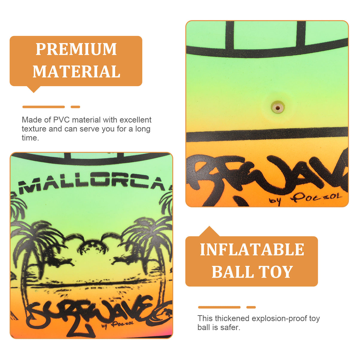 Inflatable Rubber Football B839033