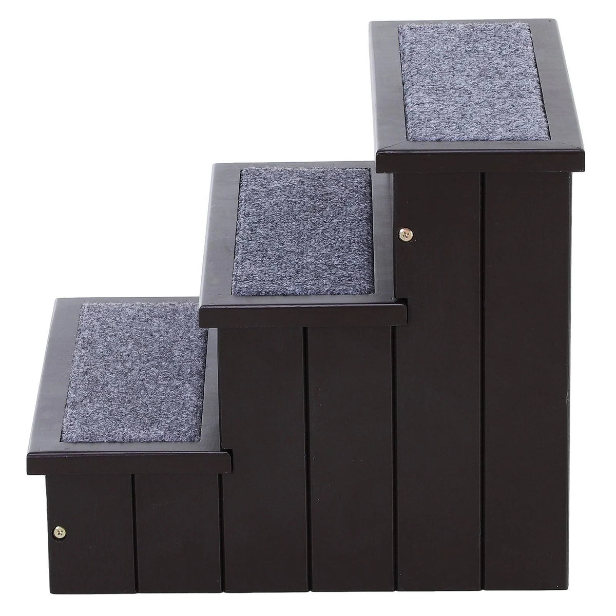 Brown Wooden Pet Stairs Ramp O49448