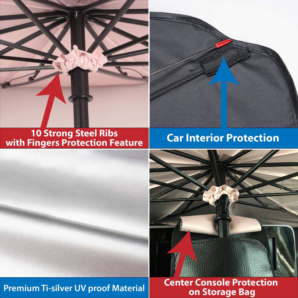 Foldable Car Windshield Sun Shade Umbrella Z6425