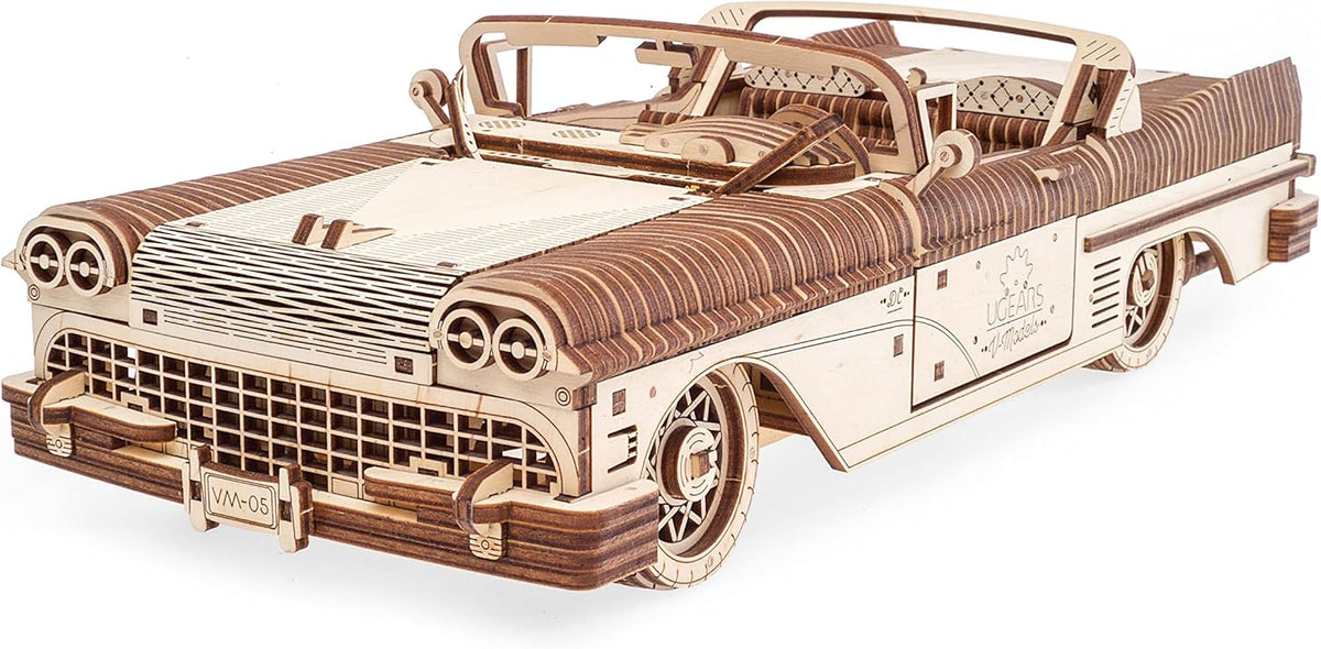 Mechanical Wooden 3D Puzzle Model Dream Cabriolet R430945