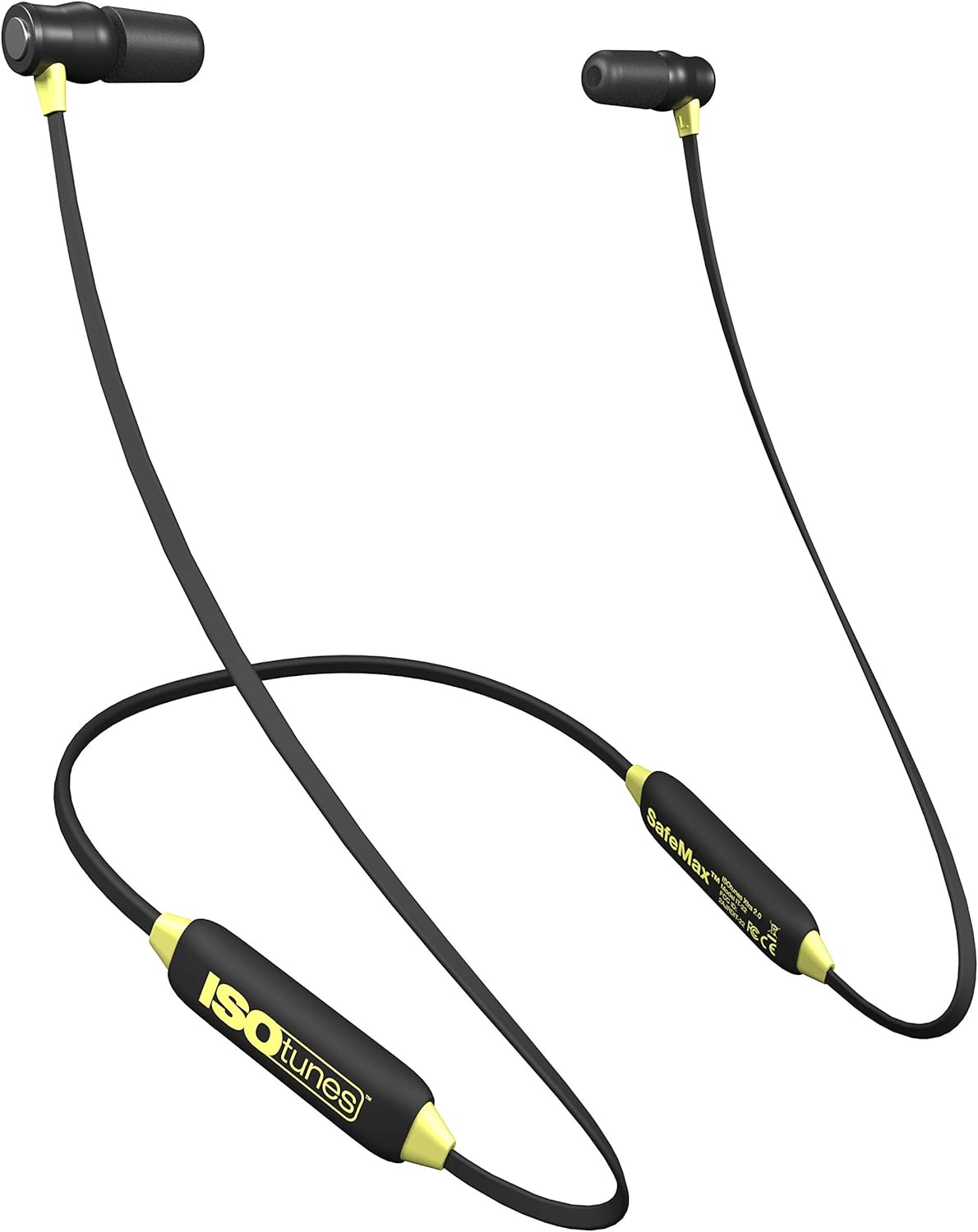 Black Bluetooth Earplug Earbuds with 27 dB NRR P7509