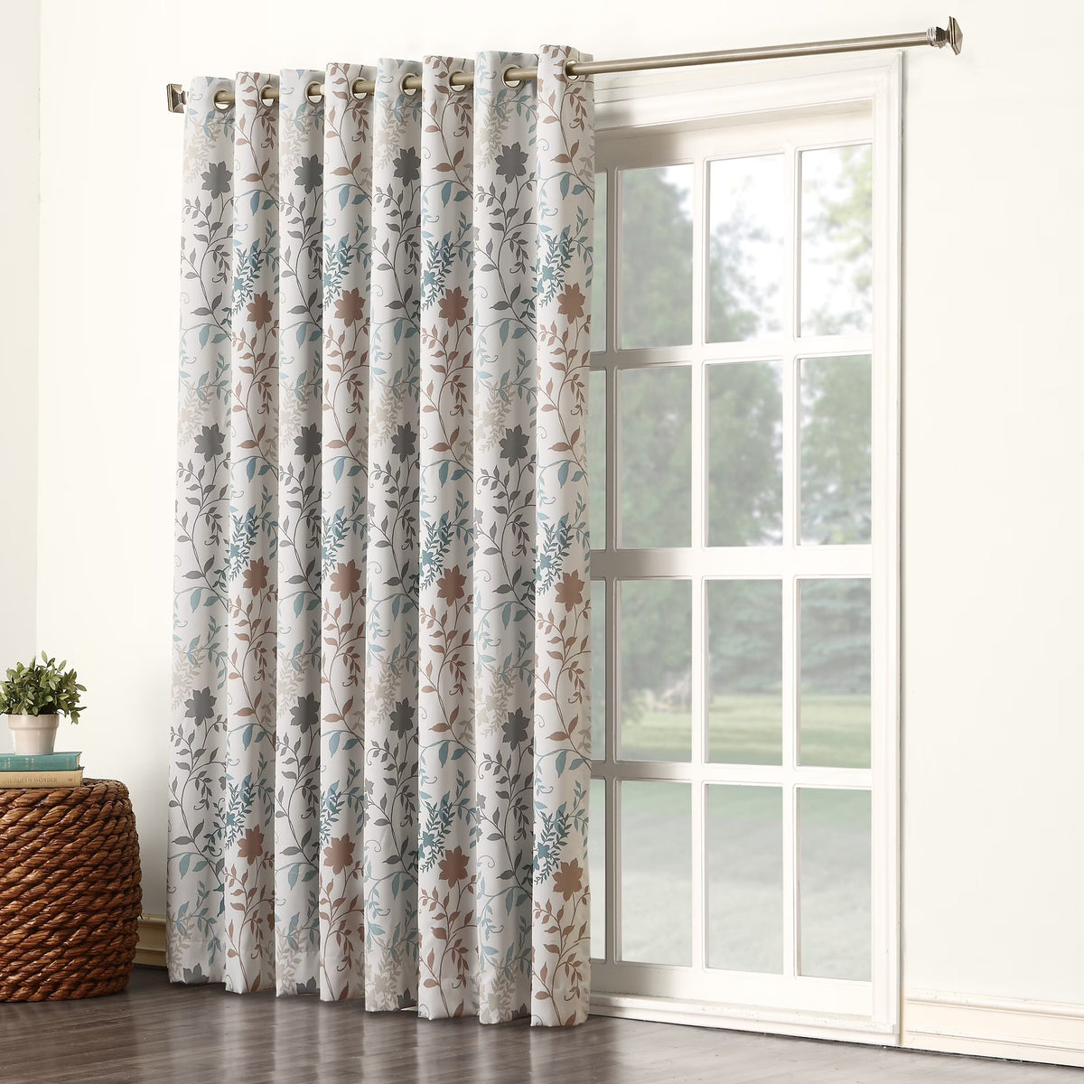 Gray Room Darkening Patio Panel V79671