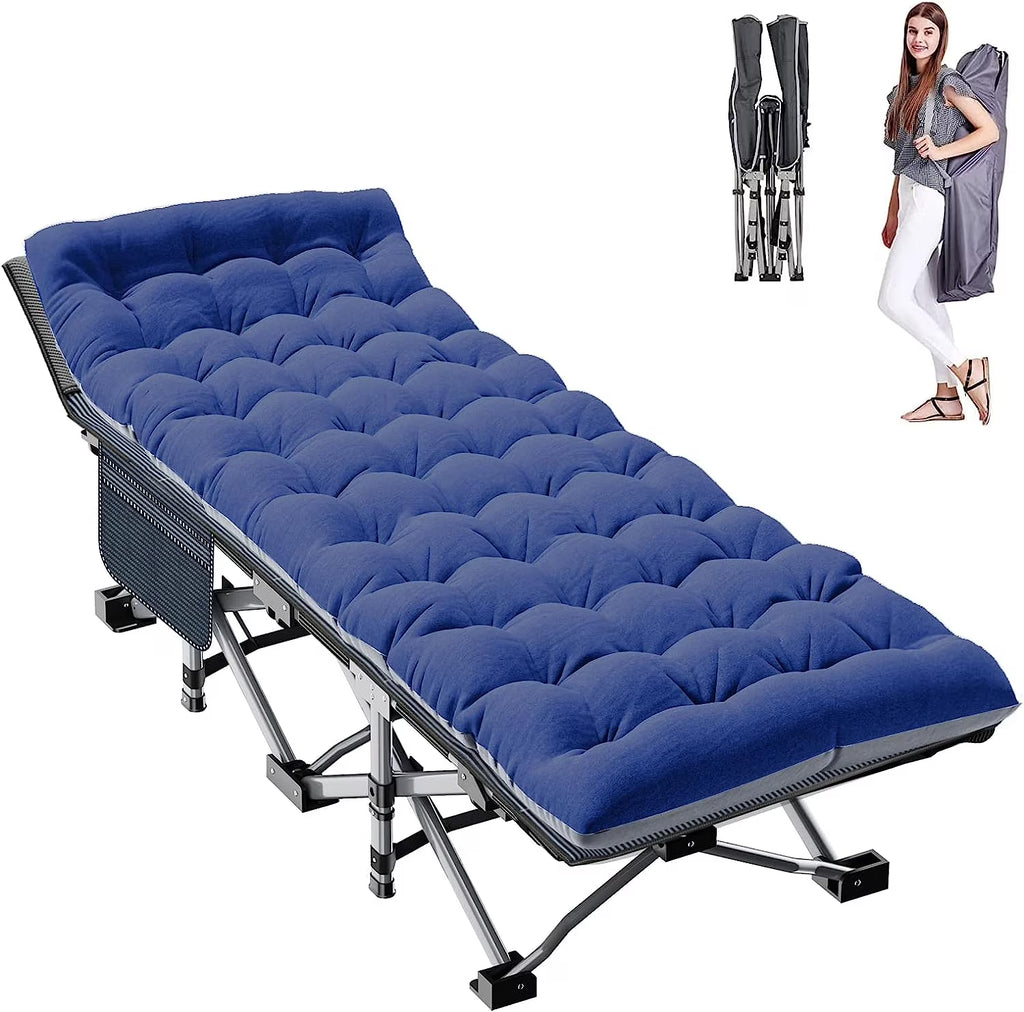 Heavy Duty Folding Camping Cot with Carry Bag U2402